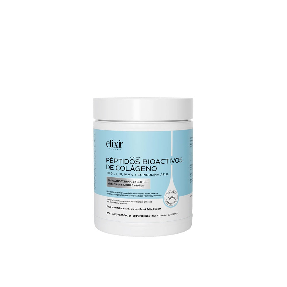 PÉPTIDOS BIOACTIVOS DE COLÁGENO POLVO POTE 500 G