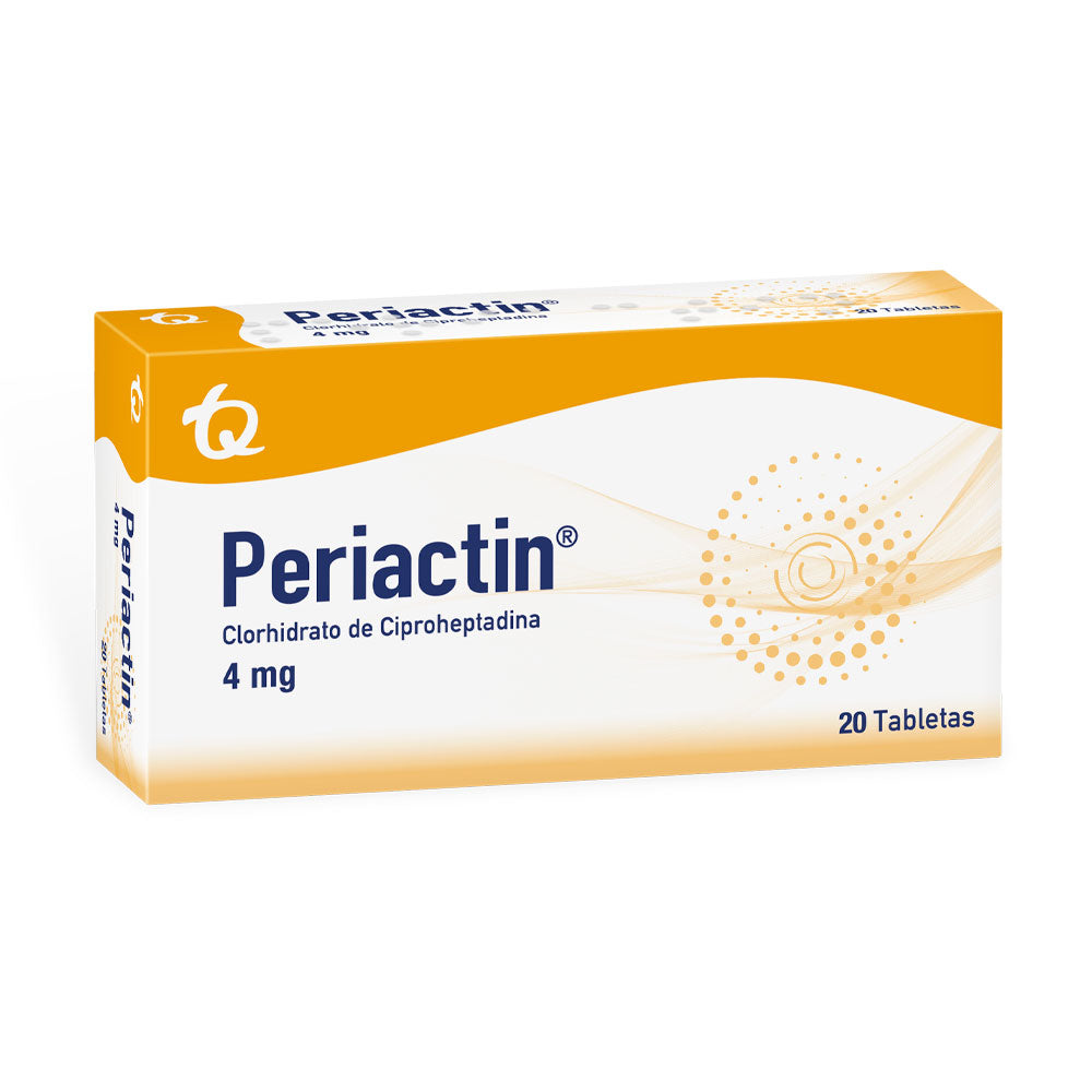 PERIACTIN TABLETAS 4 MG CAJA X 20 UNDS