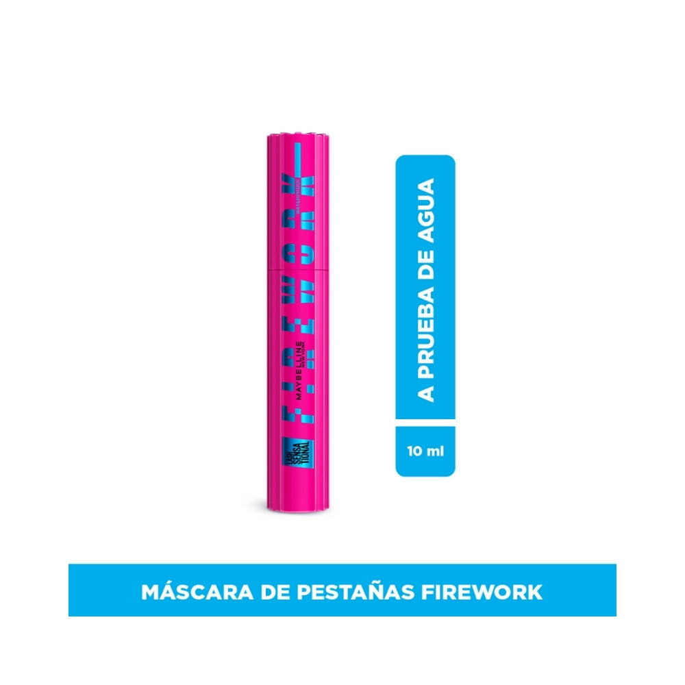 PESTAÑINA MAYBELLINE FIREWORK WATERPROOF TUBO 10 ML