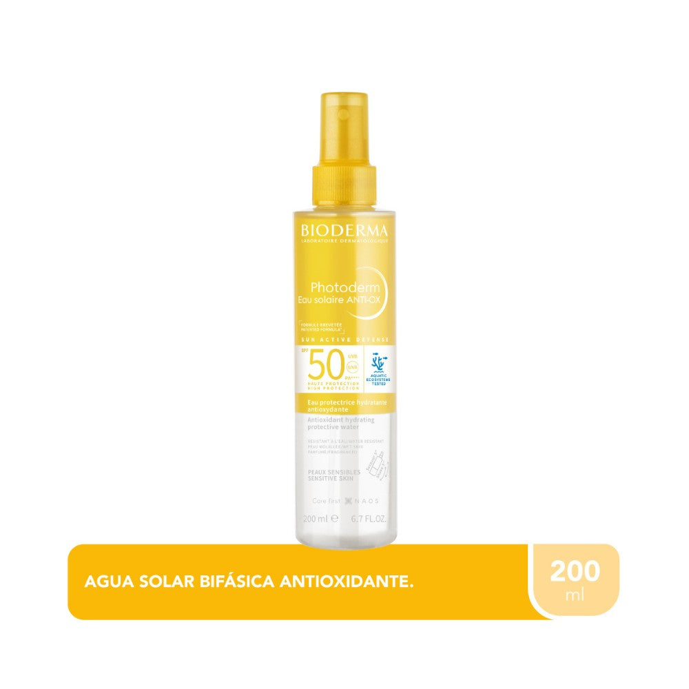 PHOTODERM AGUA SOLAR ANTI-OX SPF 50 BIODERMA SPRAY 200 ML
