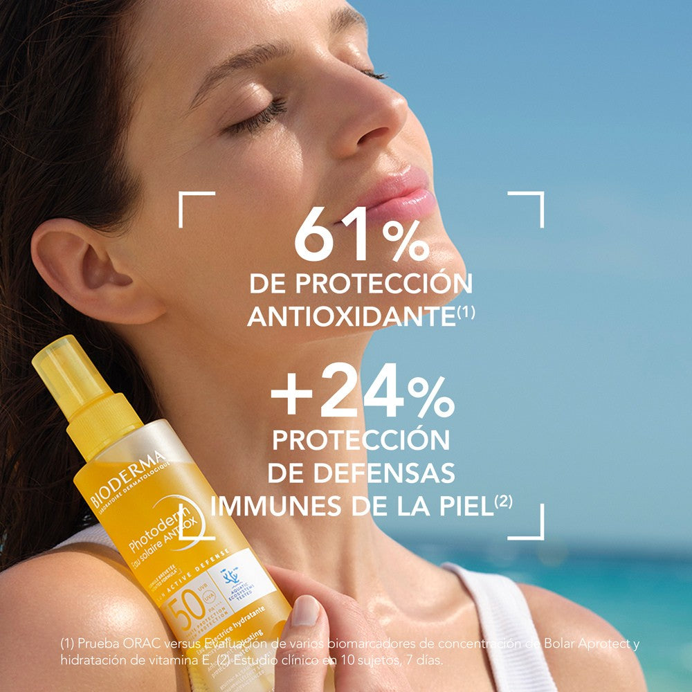 PHOTODERM AGUA SOLAR ANTI-OX SPF 50 BIODERMA SPRAY 200 ML