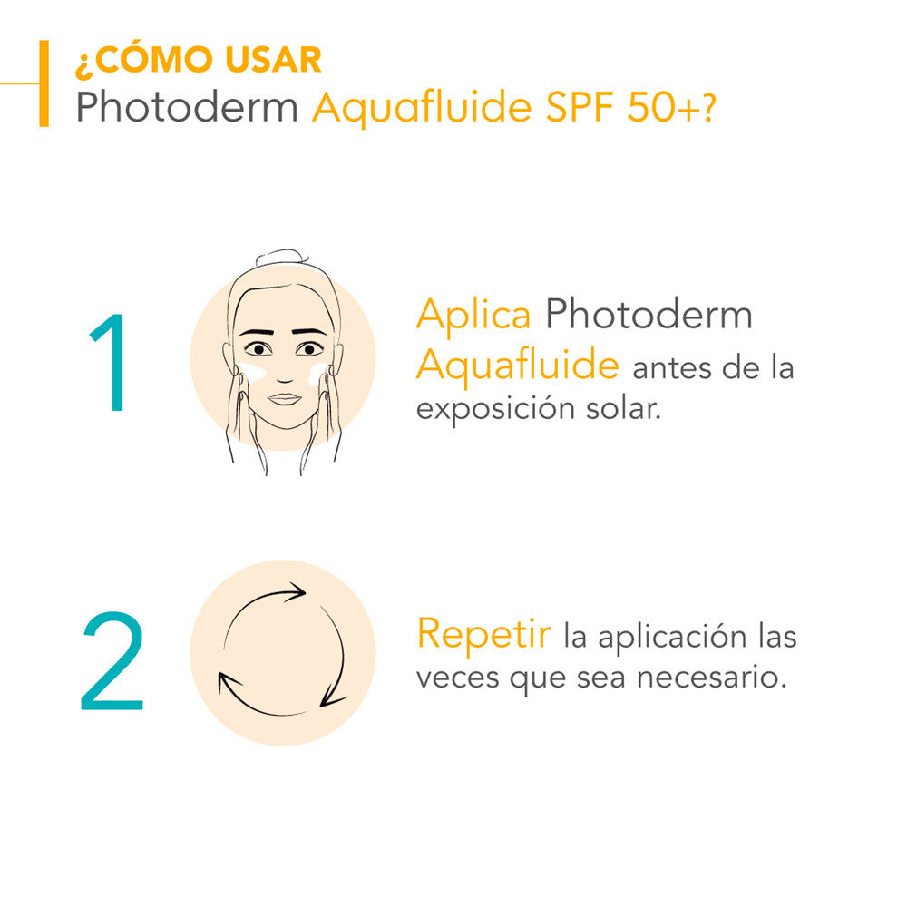 PHOTODERM AQUAFLUID NEUTRO SPF 50+ BIODERMA CAJA 40 ML