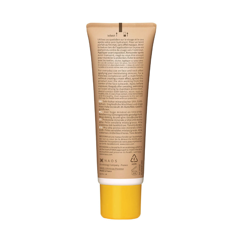 PHOTODERM COVER TOUCH DORADO SPF 50+ BIODERMA TUBO 40 ML