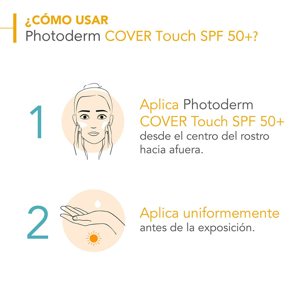 PHOTODERM COVER TOUCH DORADO SPF 50+ BIODERMA TUBO 40 ML