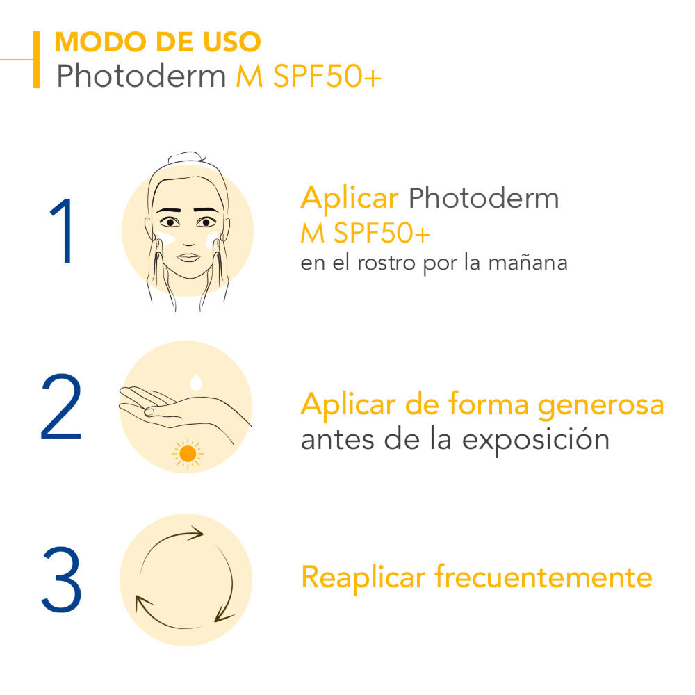 PHOTODERM M TONO DORADO SPF 50+ BIODERMA TUBO 40 ML