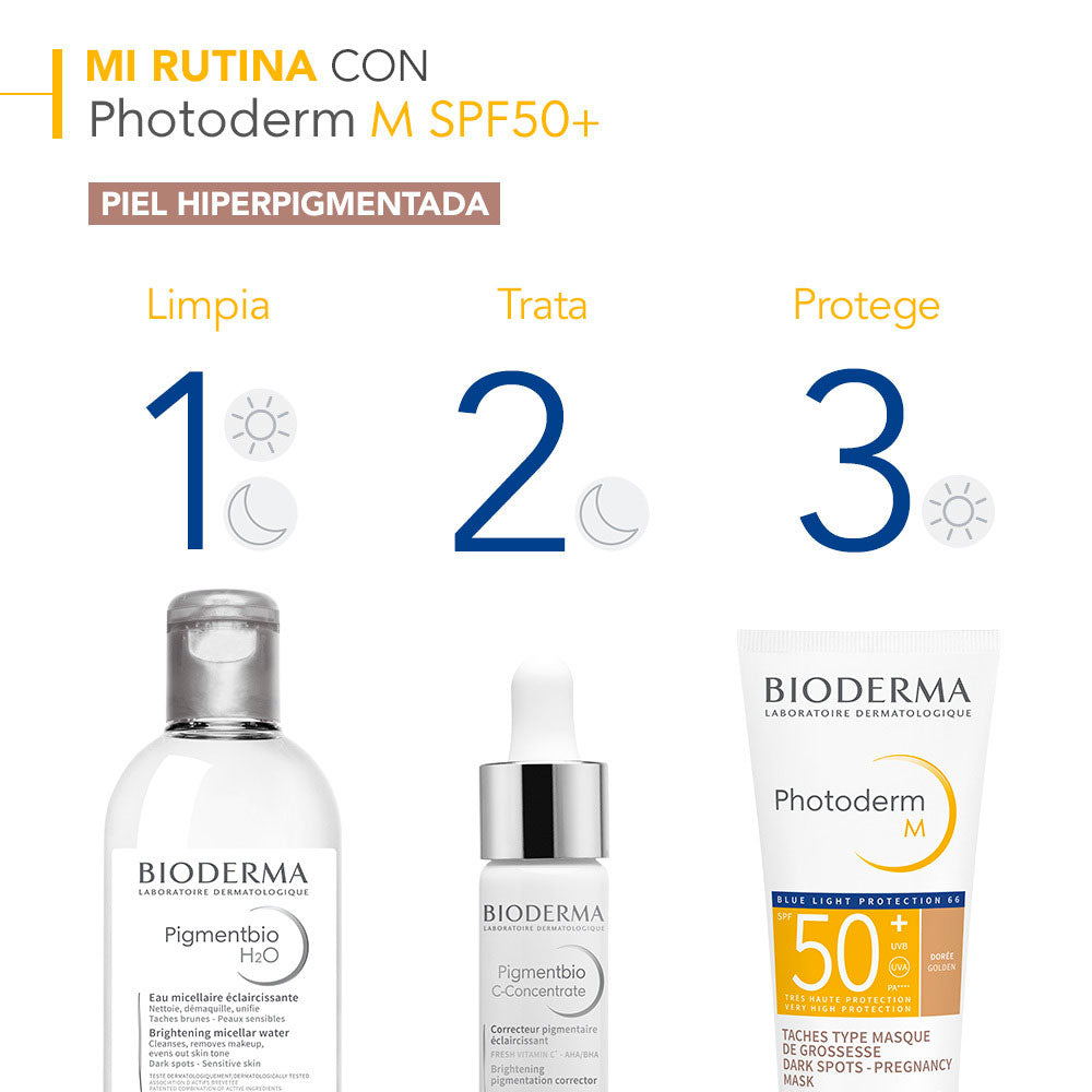 PHOTODERM M TONO DORADO SPF 50+ BIODERMA TUBO 40 ML