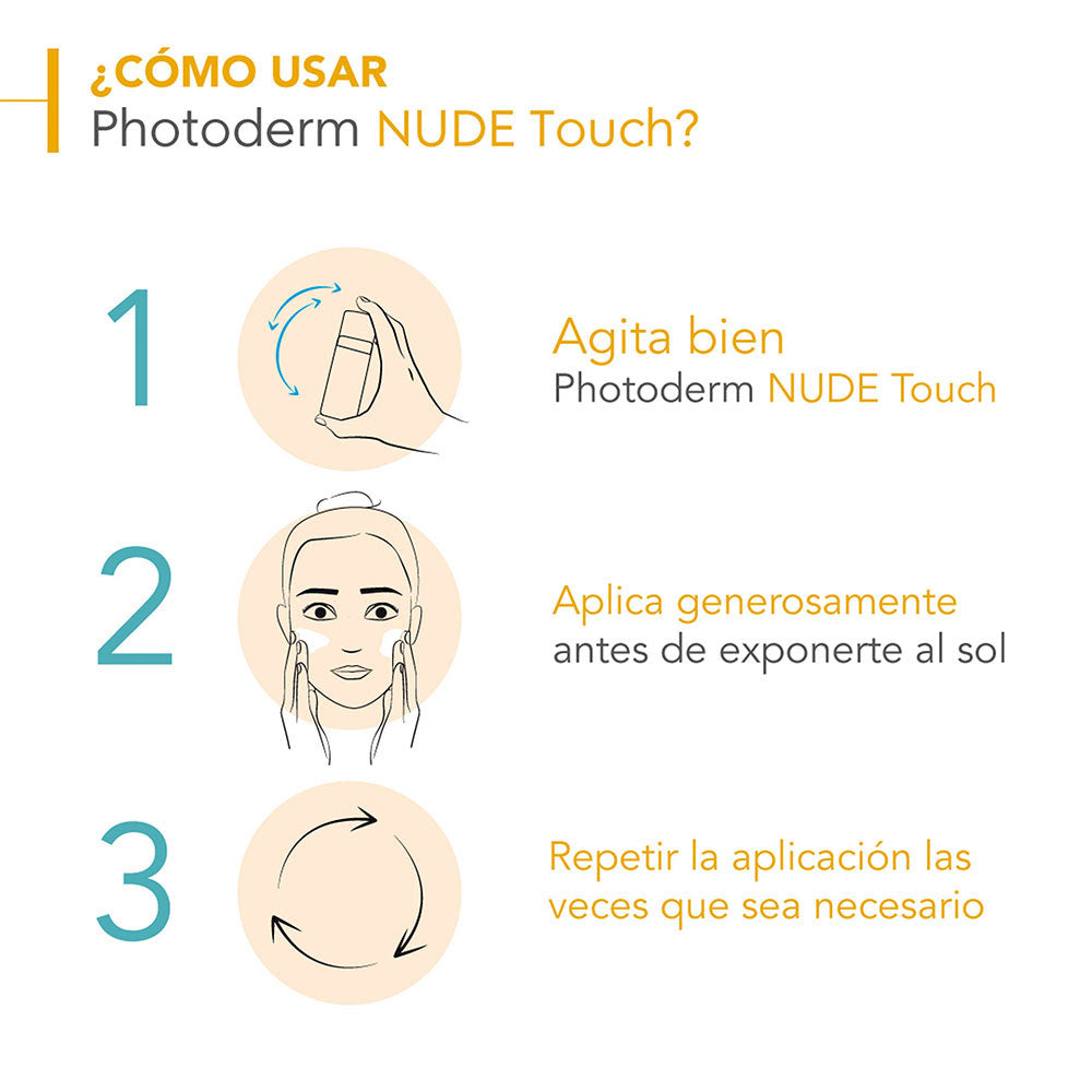 PHOTODERM NUDE TOUCH CLARO SPF 50+ BIODERMA CAJA 40 G