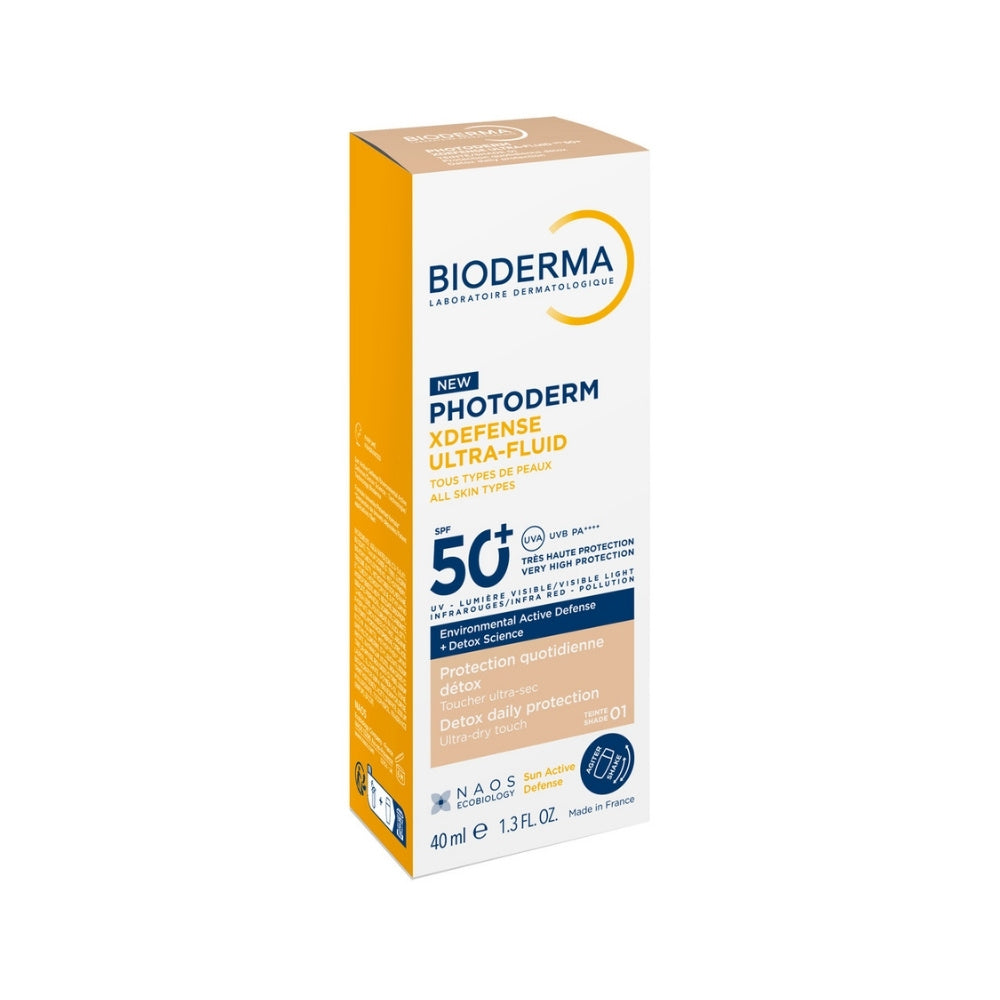 PHOTODERM XDEFENSE ULTRA-FLUID SPF 50+ TONO 01 BIODERMA FRASCO 40 ML