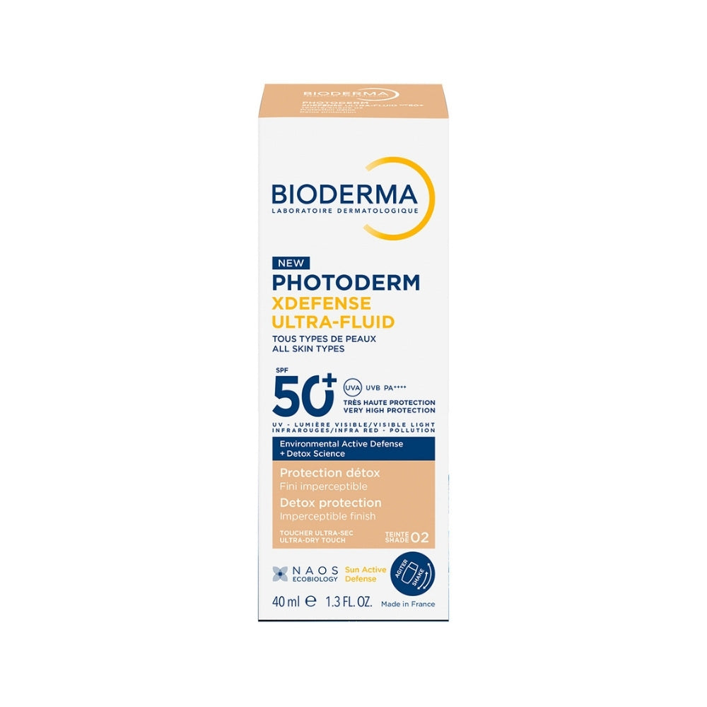 PHOTODERM XDEFENSE ULTRA-FLUID SPF 50+ TONO 02 BIODERMA FRASCO 40 ML
