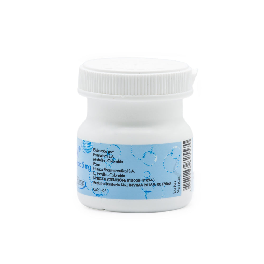 PICARPIN (PILOCARPINA) TABLETAS 5 MG FRASCO X 20 UNDS