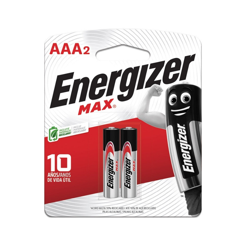 PILA ALCALINA ENERGIZER AAA X 2 UNDS