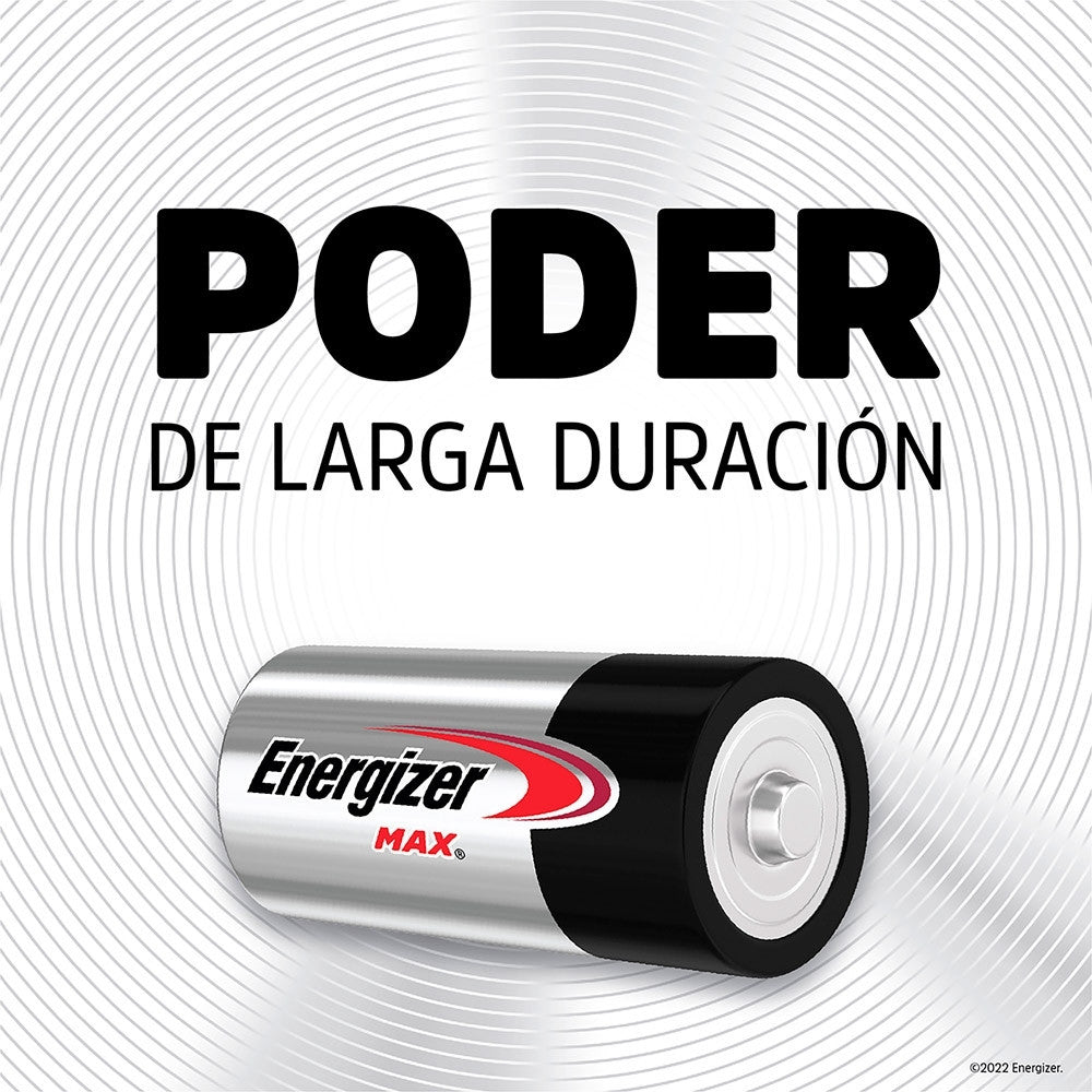 PILA ALCALINA ENERGIZER MAX DX X 2 UNDS