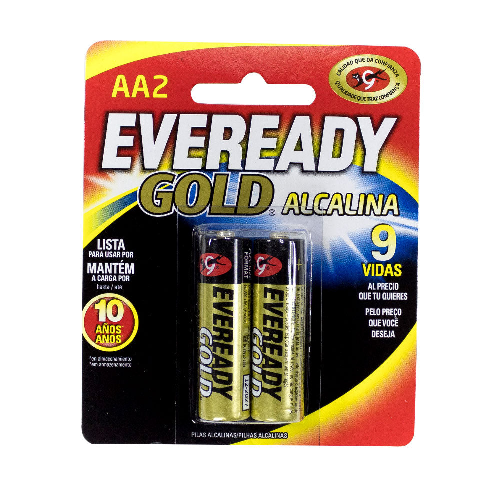 PILA ALCALINA EVEREADY AA X 2 UNDS