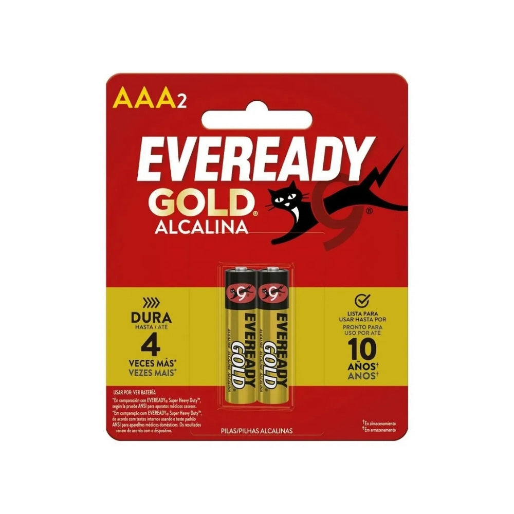 PILA ALCALINA EVEREADY AAA X 2 UNDS