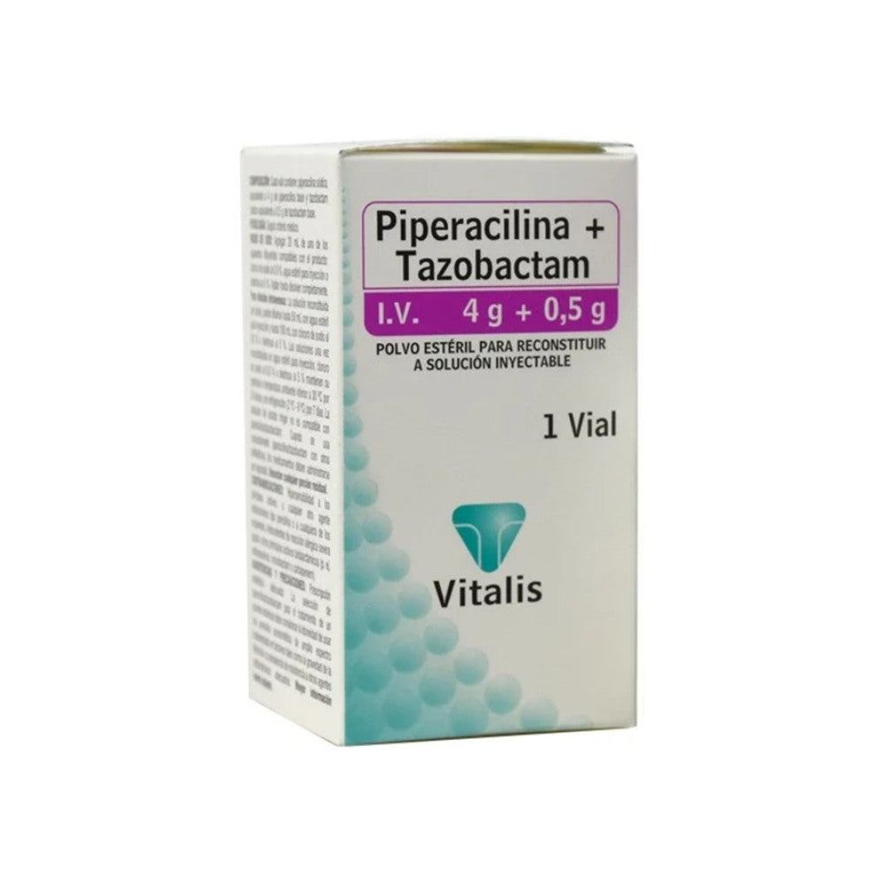 PIPERACILINA+TAZOBACTAM POLVO PARA INYECTABLE CAJA 4.5 G