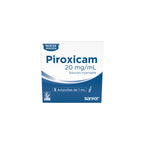 PIROXICAM SOLUCION INYECTABLE 20 MG/1 ML AMPOLLA X 5 UNDS