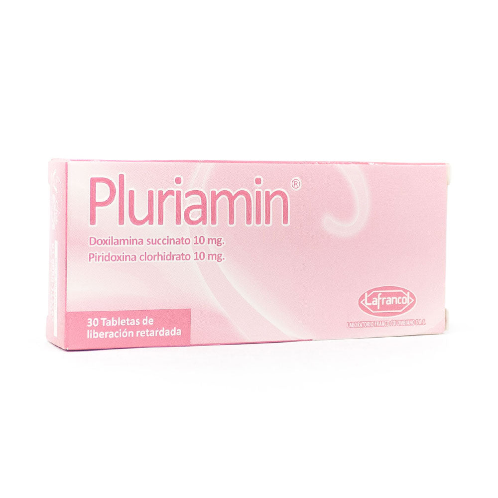 PLURIAMIN TABLETAS 10/10 MG CAJA X 30 UNDS