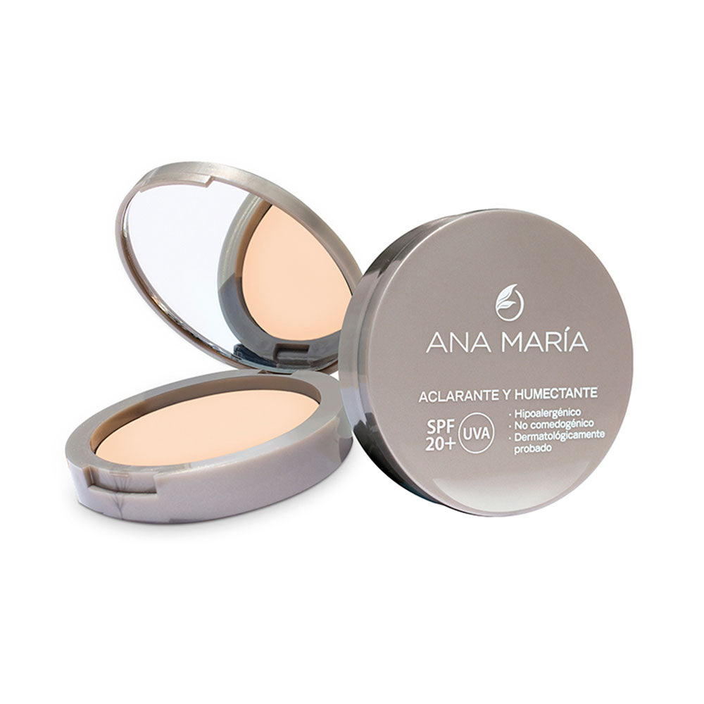 POLVO COMPACTO ANA MARIA ACLARANTE PERLA CAJA 15 G