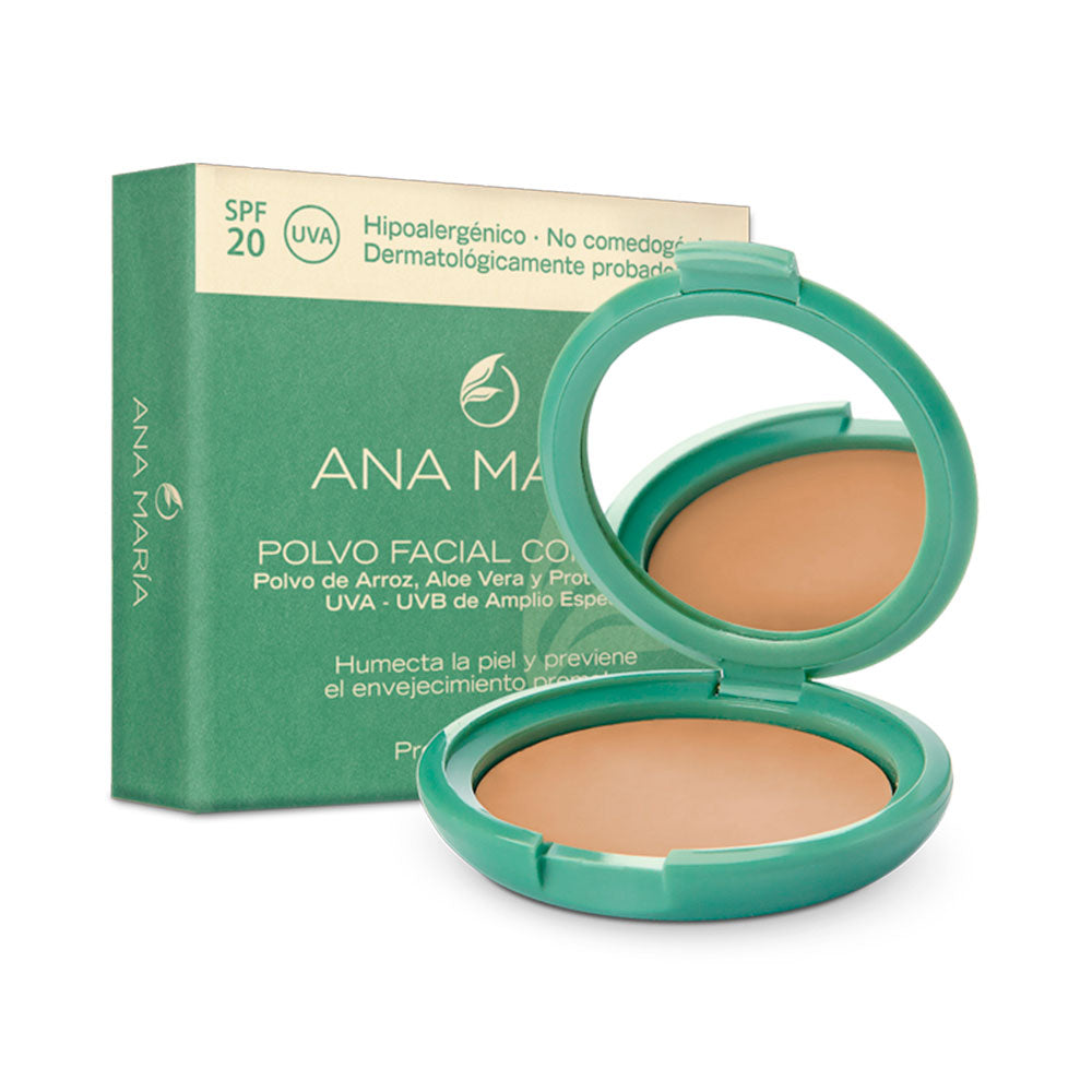 POLVO COMPACTO ANA MARIA ARENA #13 SPF 20 CAJA 15 G