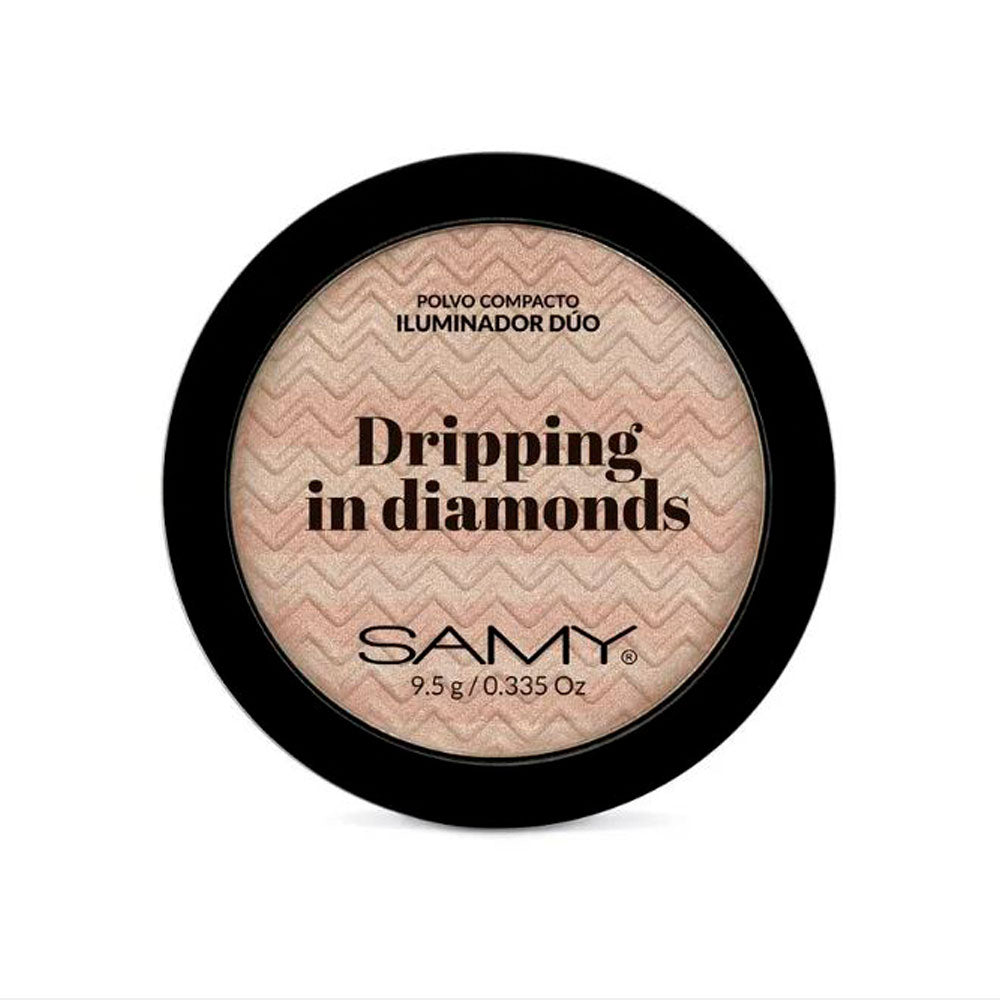 POLVO COMPACTO ILUMINADOR SAMY 9.5 G. DRIPPING IN DIAMONDS