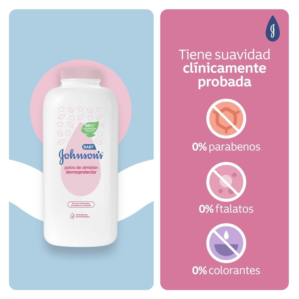 POLVO DE ALMIDÓN JOHNSONS BABY ORIGINAL FRASCO 100 G