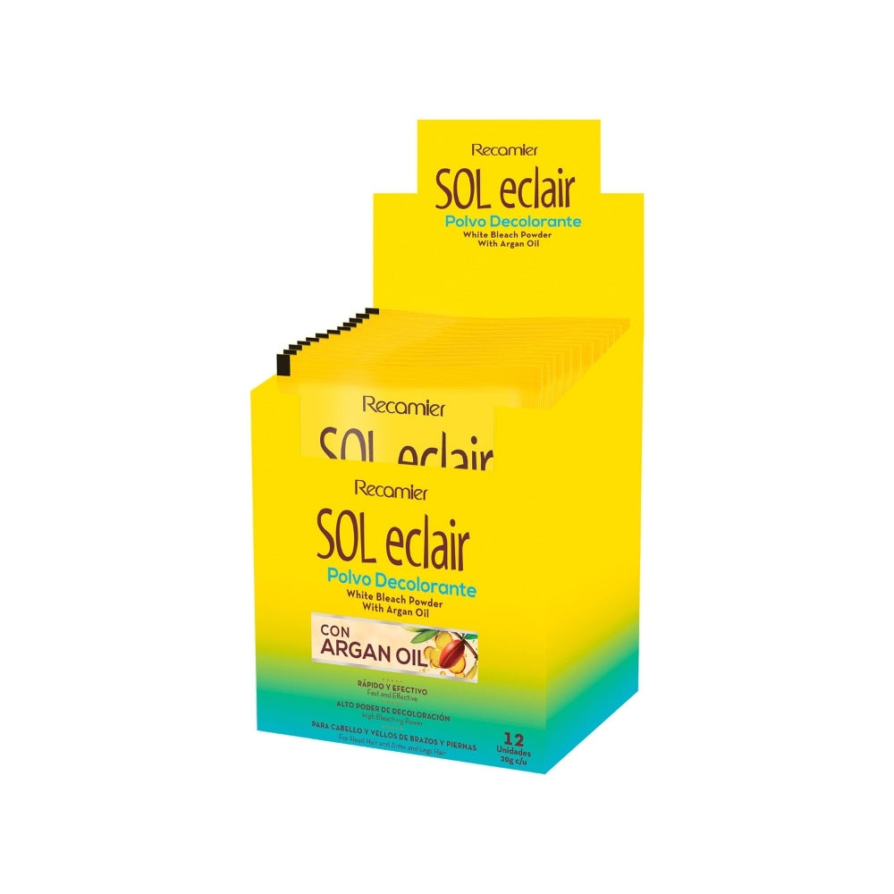 POLVO DECOLORANTE SOL ECLAIR DISPLAY X 12 UNDS