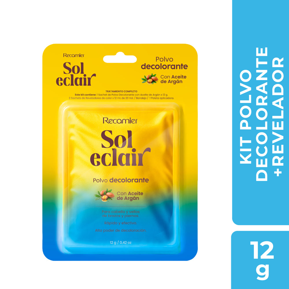 POLVO DECOLORANTE SOL ECLAIR KERATIN ESTUCHE 12 G