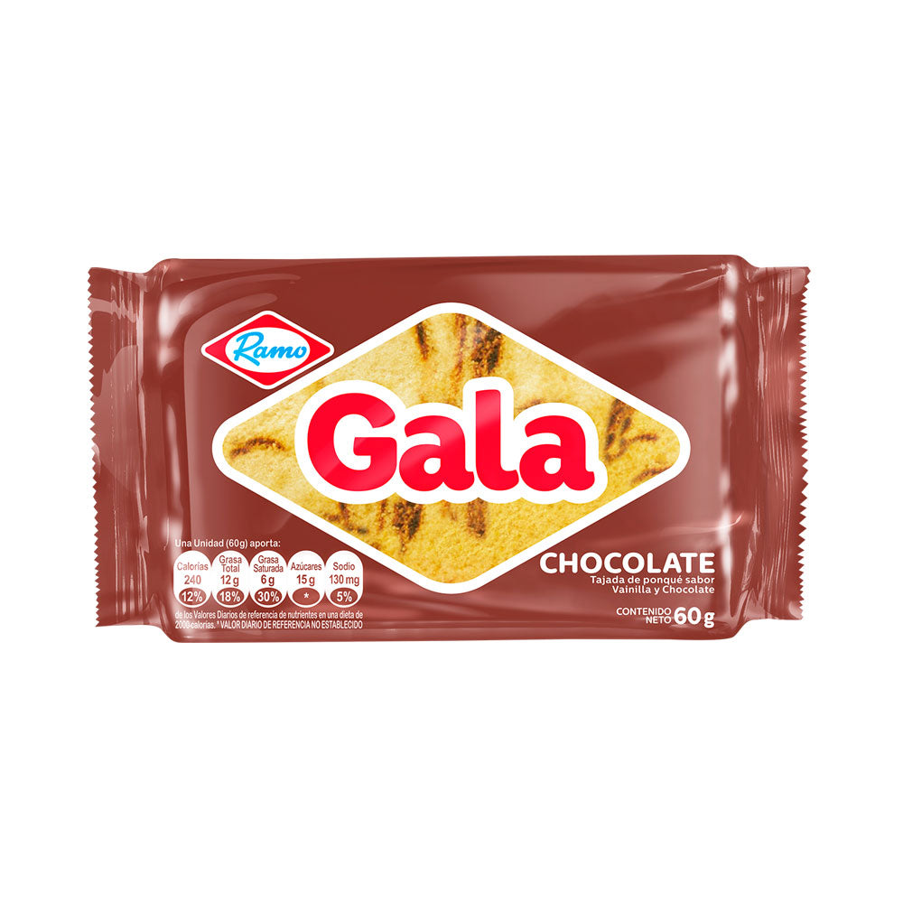 PONQUE GALA CHOCOLATE BOLSA 60 G