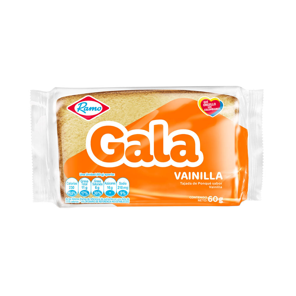 PONQUE TAJADA GALA VAINILLA BOLSA 60 G