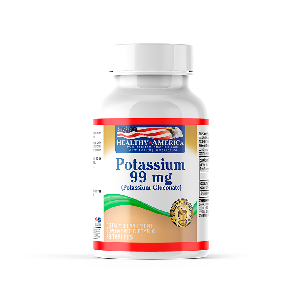POTASSIUM GLUCONATE TABLETAS 99 MG FRASCO 100UNDS