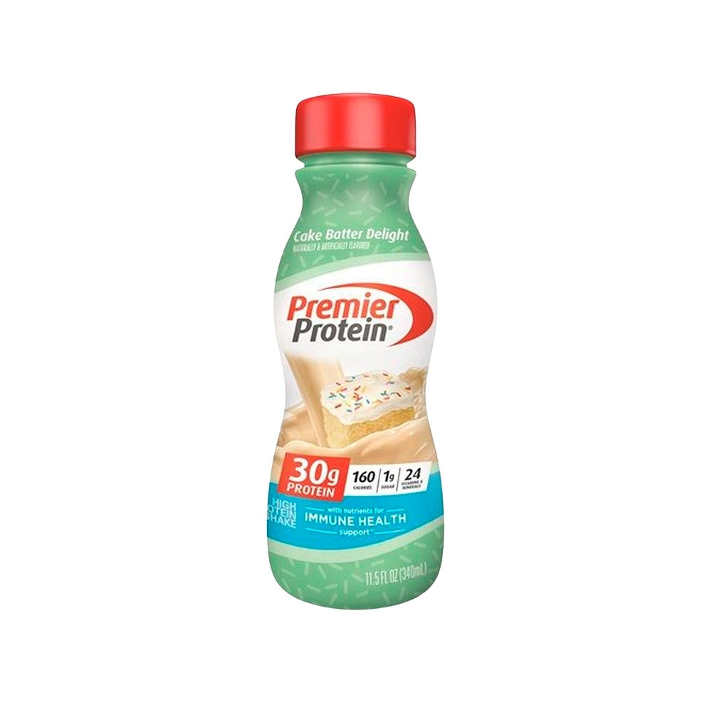 PREMIER BATIDO PROTEINA CAKE BATTER DELIGHT FRASCO 340 ML