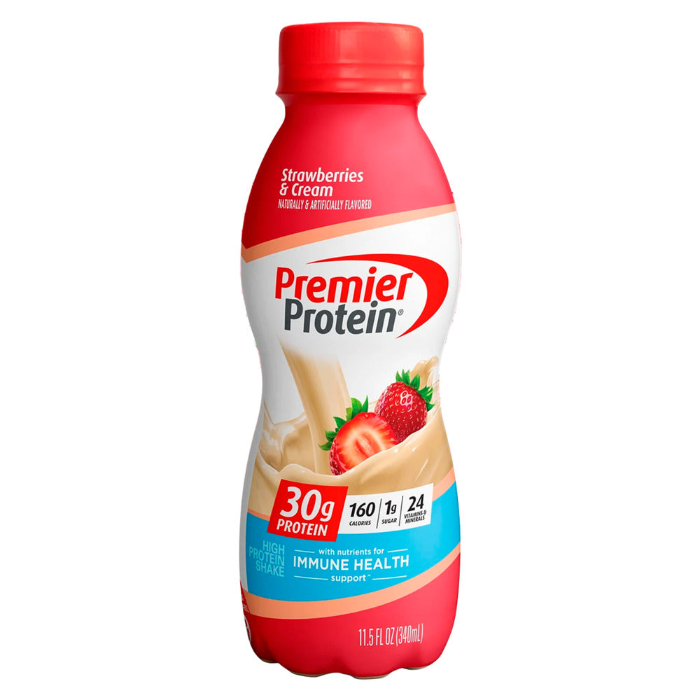 PREMIER BATIDO PROTEINA STRAWBERRIES & CREAM FRASCO 340 ML