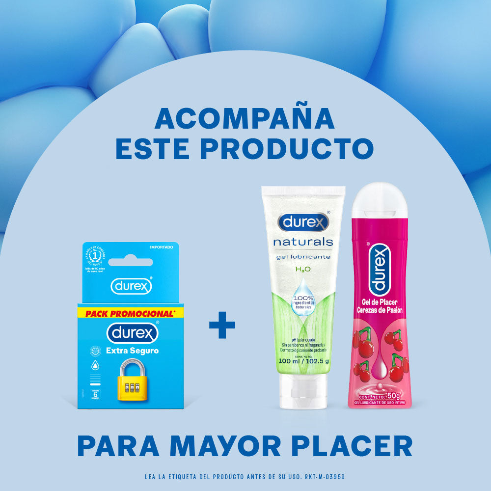 PRESERVATIVOS DUREX EXTRASEGURO CAJA X 6 UNDS