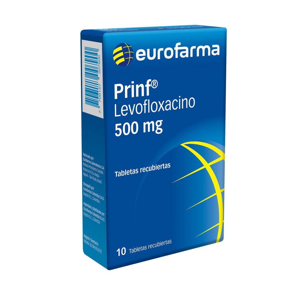 PRINF TABLETAS 500 MG CAJA X 10 UNDS