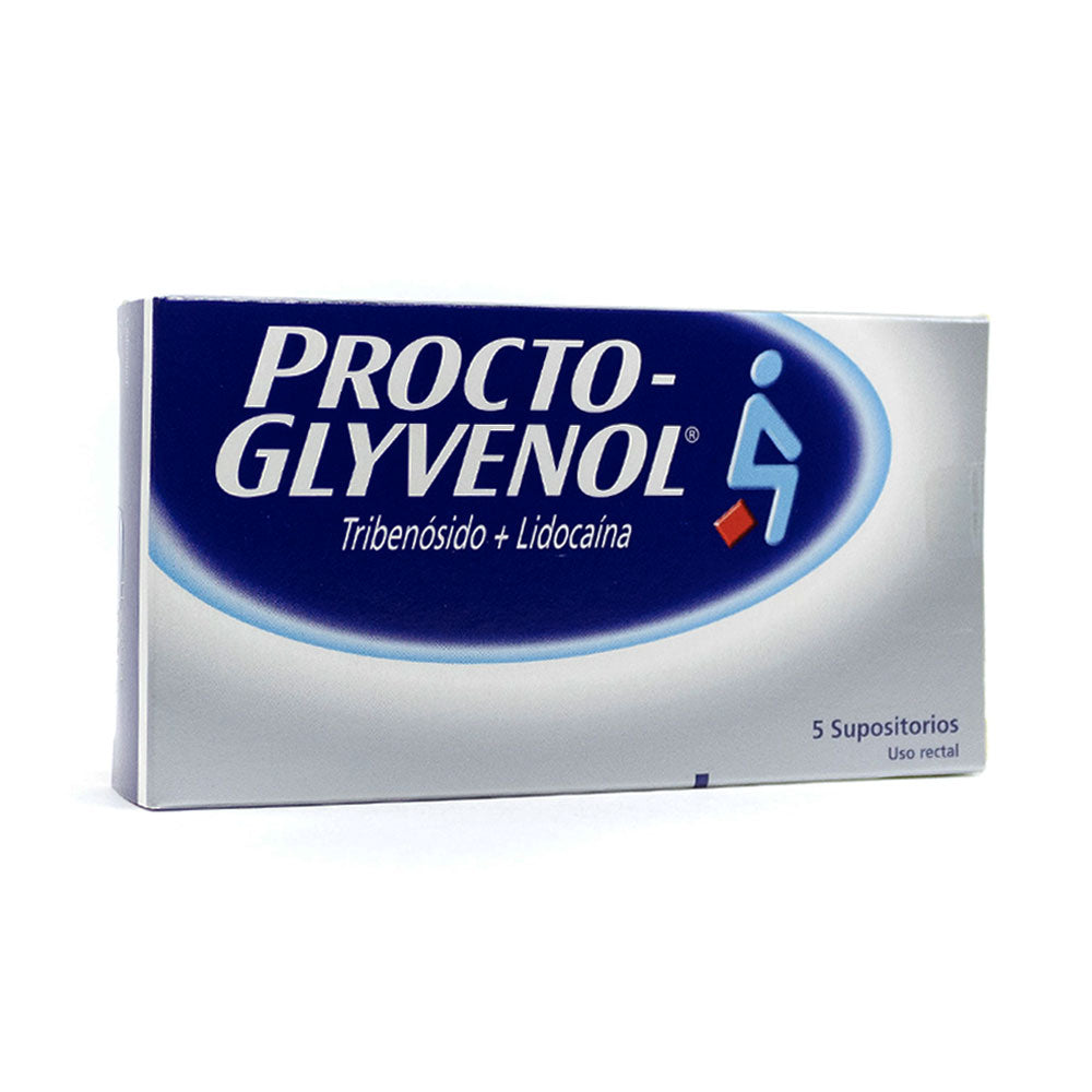 PROCTO-GLYVENOL SUPOSITORIOS CAJA X 5 UNDS
