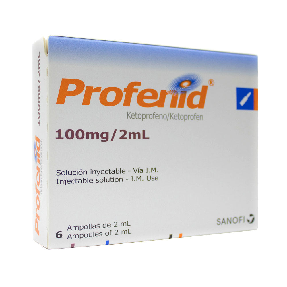 PROFENID AMPOLLAS 100 MG CAJA 6 X 2ML