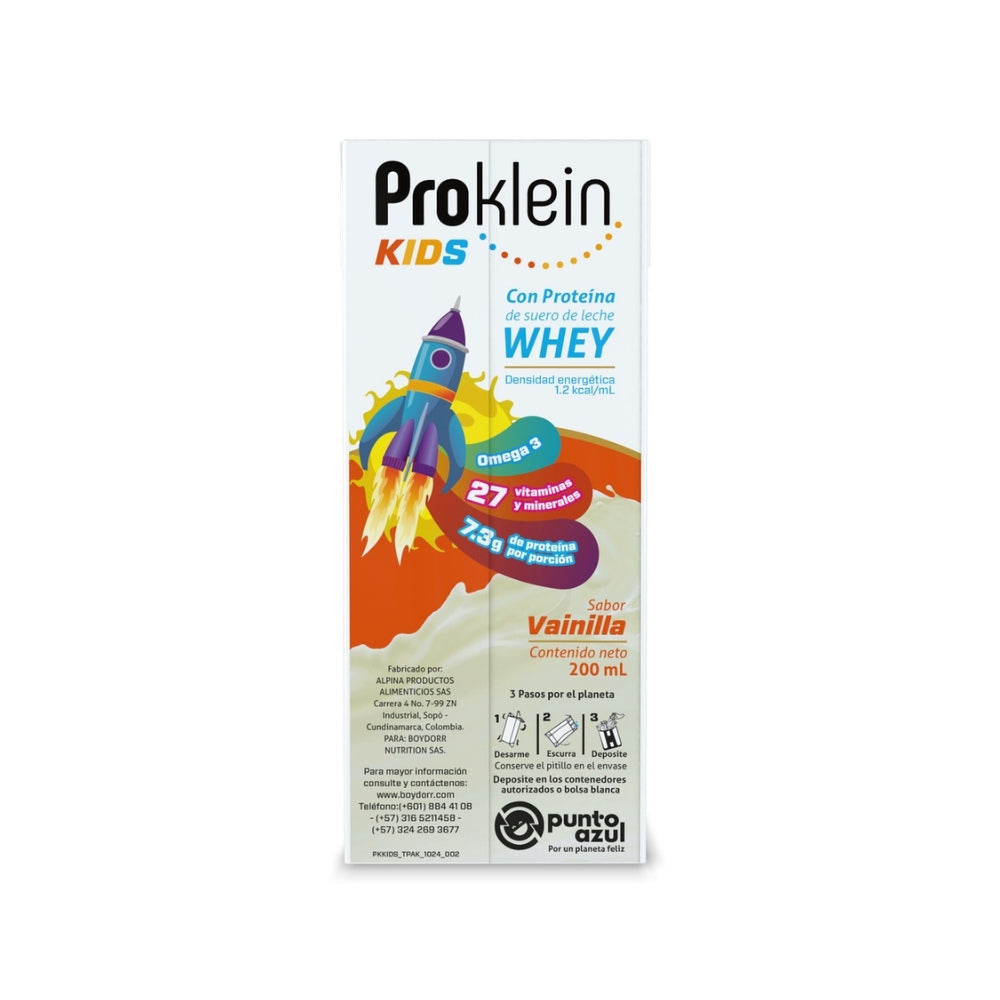 PROKLEIN KIDS LIQUIDO VAINILLA CAJA 200 ML