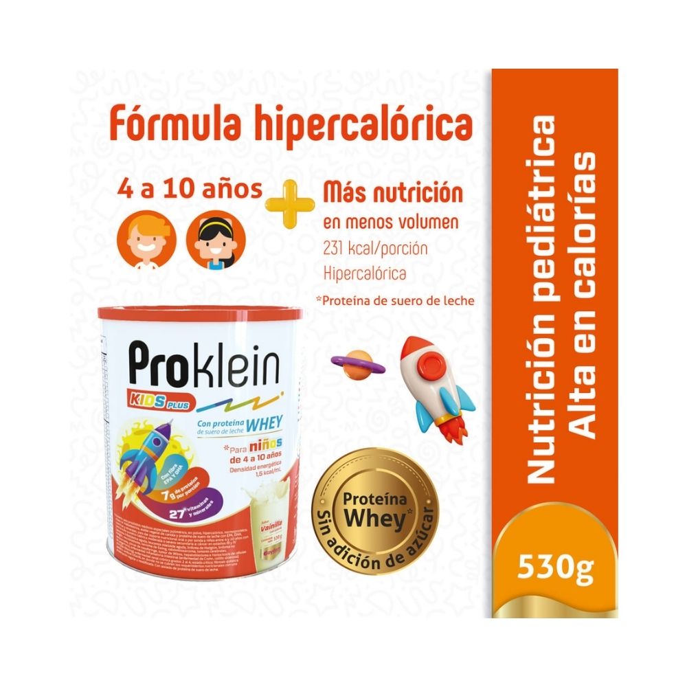 PROKLEIN KIDS PLUS POLVO VAINILLA LATA 530 G