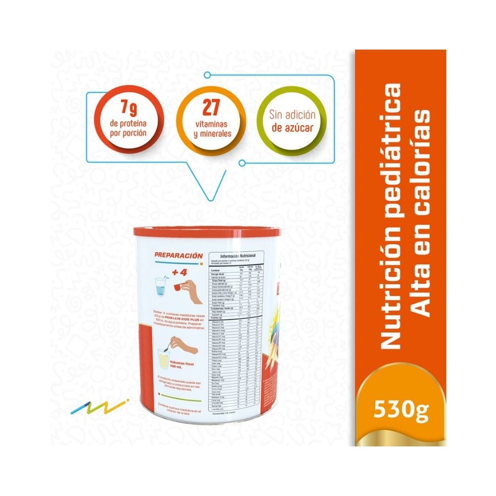 PROKLEIN KIDS PLUS POLVO VAINILLA LATA 530 G