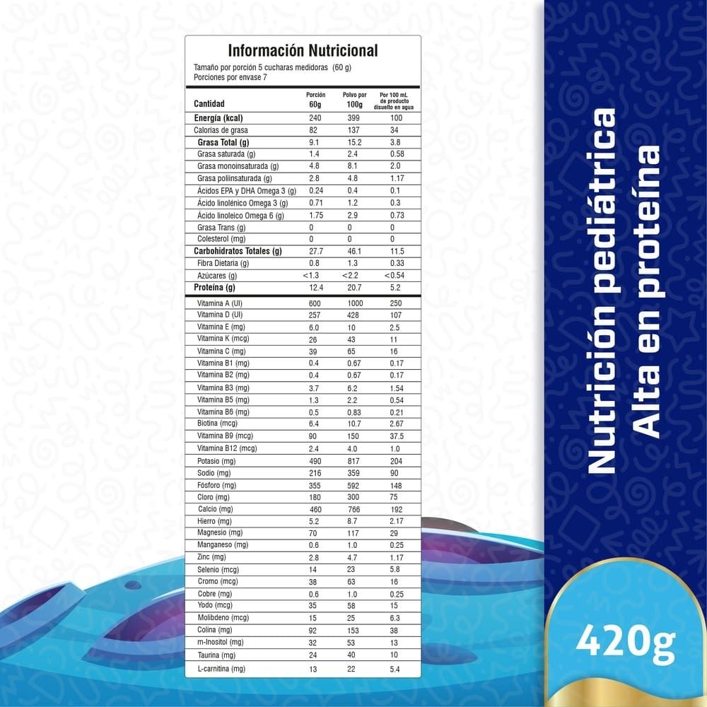 PROKLEIN NET POLVO VAINILLA LATA 420 G