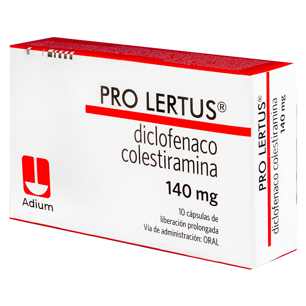 PROLERTUS CAPSULAS 140 MG CAJA X 20 UNDS