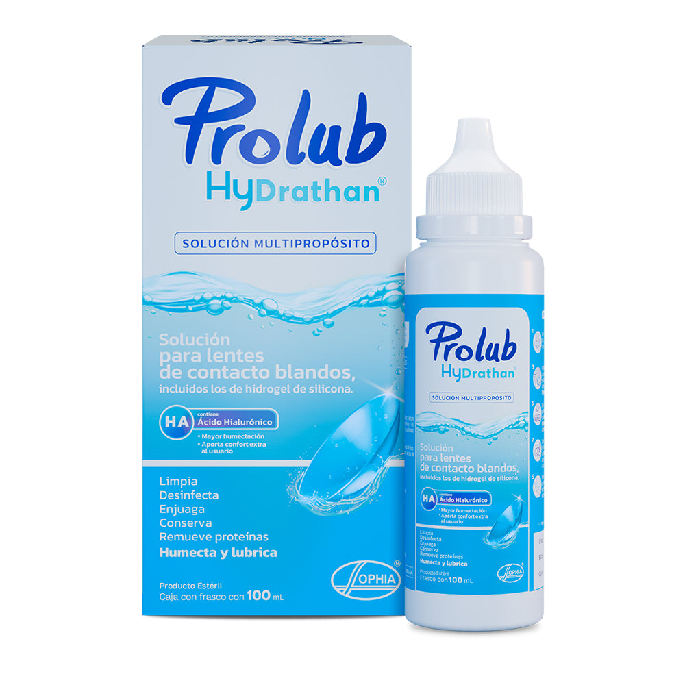 PROLUB HYDRATHAN SOLUCION PARA LENTES FRASCO 100 ML