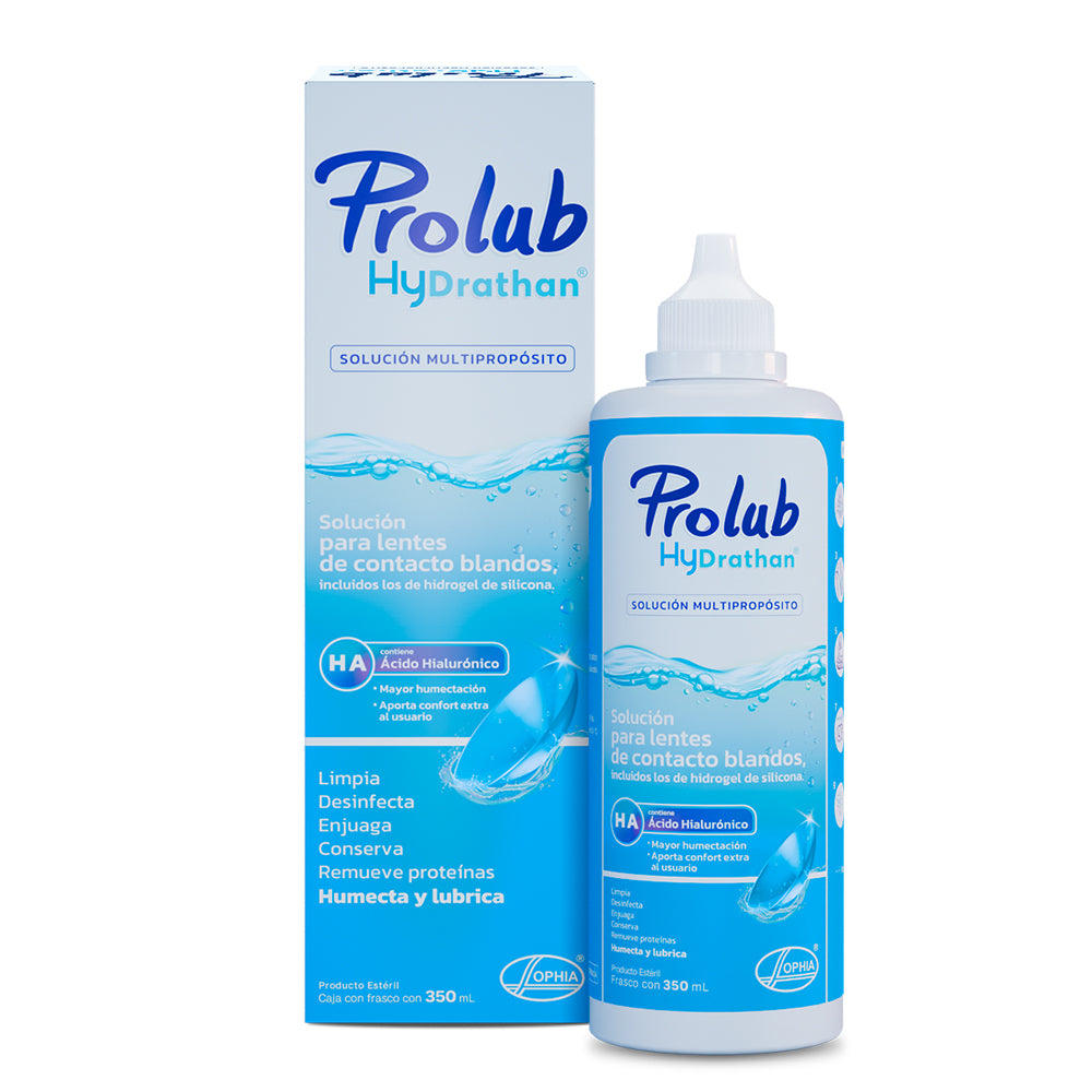 PROLUB HYDRATHAN SOLUCION PARA LENTES FRASCO 350 ML