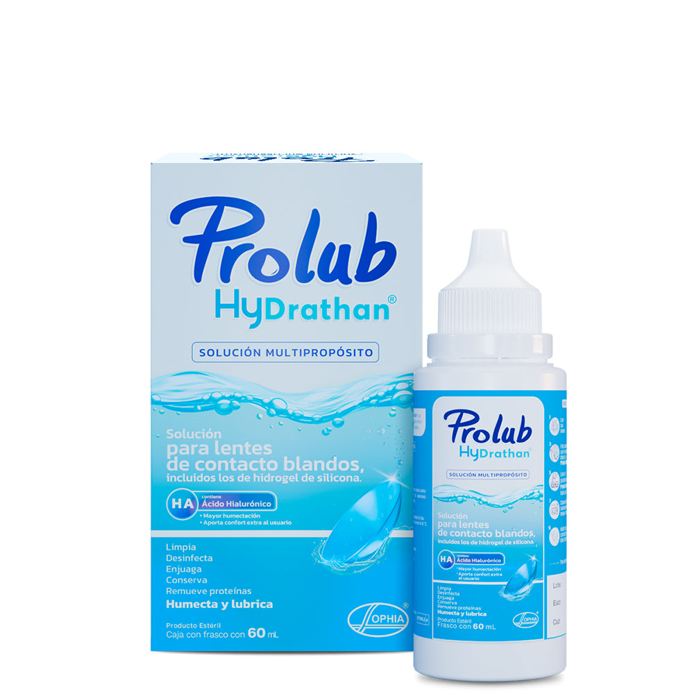PROLUB HYDRATHAN SOLUCION PARA LENTES FRASCO 60 ML