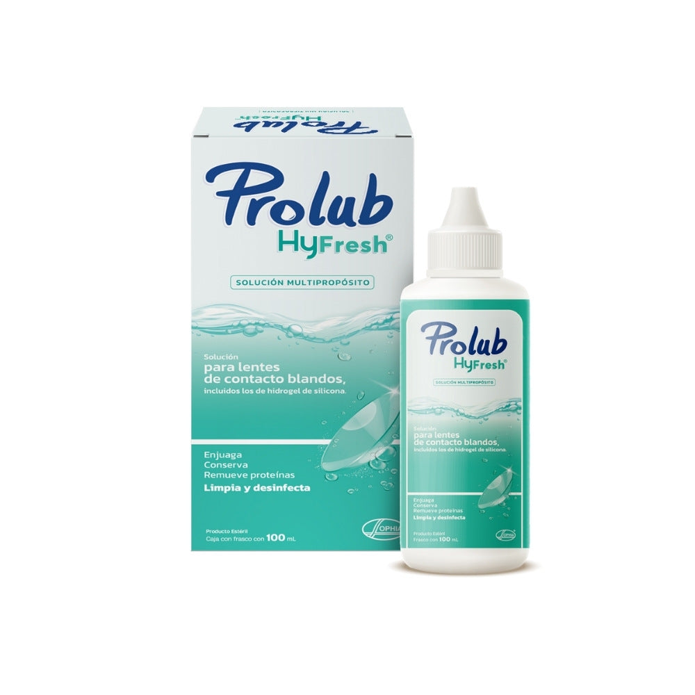PROLUB HYFRESH SOLUCION PARA LENTES FRASCO 100 ML