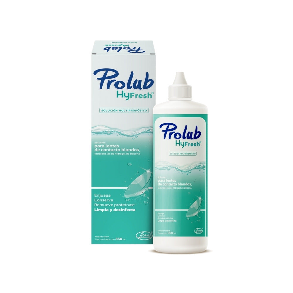 PROLUB HYFRESH SOLUCION PARA LENTES FRASCO 350 ML