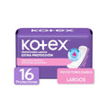 PROTECTOR KOTEX LARGOS BOLSA X 16 UNDS