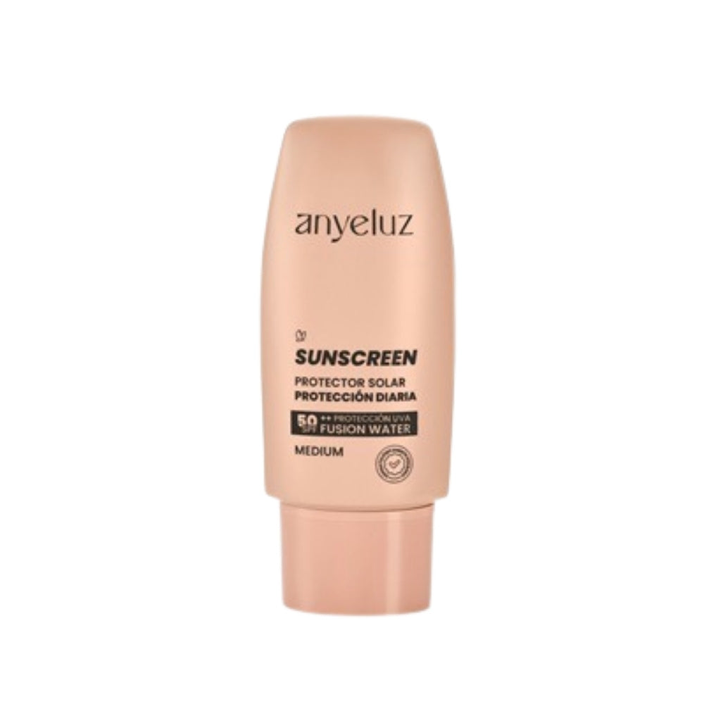 PROTECTOR SOLAR ANYELUZ FUSION WATER SPF 50+ MEDIUM FRASCO 50 ML