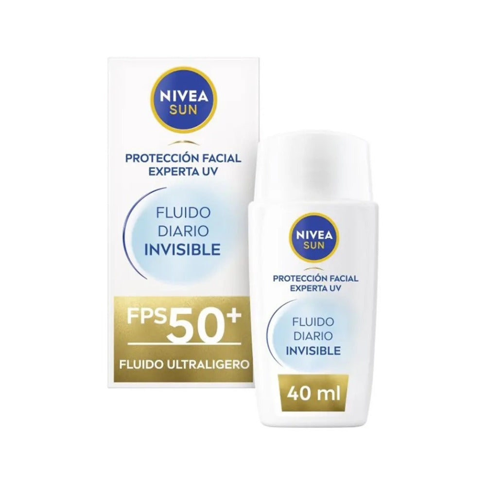 PROTECTOR SOLAR FACIAL NIVEA INVISIBLE SPF 50+ CAJA 40 ML