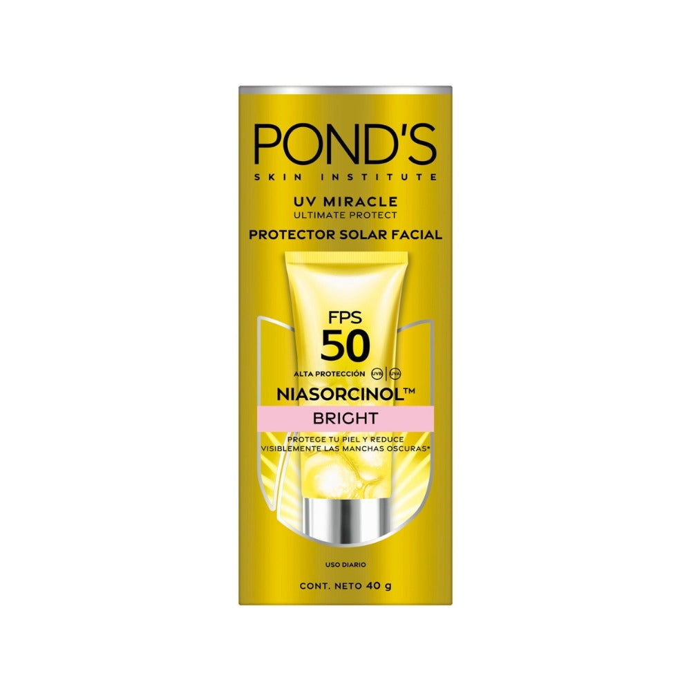 PROTECTOR SOLAR FACIAL PONDS BRIGHT FPS 50 TUBO 40 G